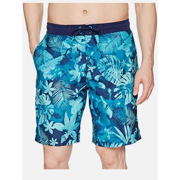 Speedo Men's Sz MEDIUM Stretch Mesh Liner UPF 50+ Board Swim Shorts Swimsuit - Picture 1 of 9